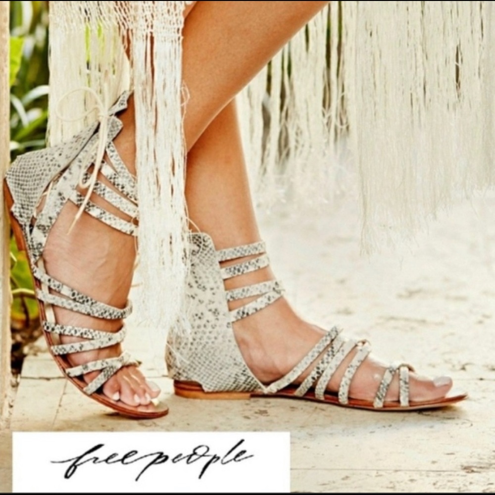 Free people gladiator sandals brand New